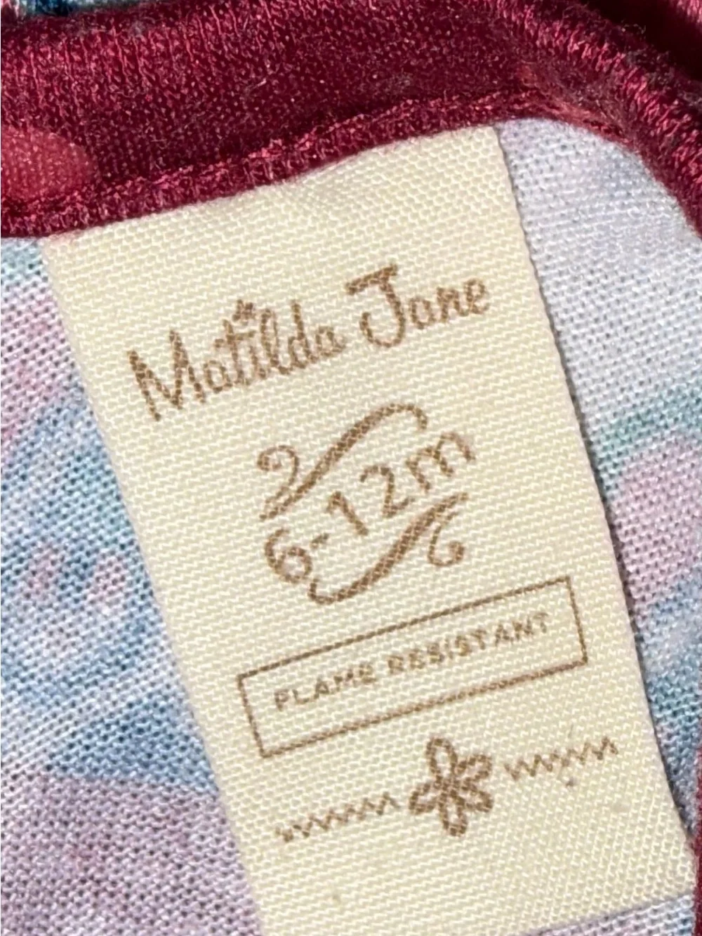 Matilda Jane footed romper/sleeper with cute llama print sz 6-12 months NWOT